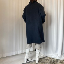 [ZEROG] pure wool 100% coat _ melange gray