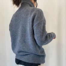 [ZEROG] soft cashmere wool sweater _ grey
